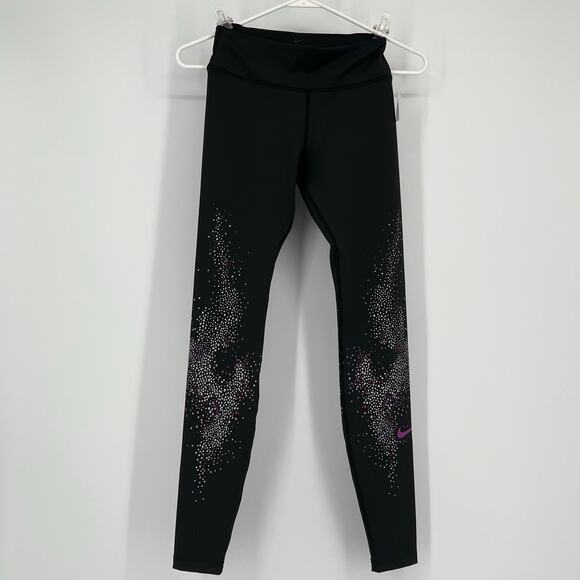 Nike Dri-Fit Legging in Black with Speckles size XS - Picture 1 of 6